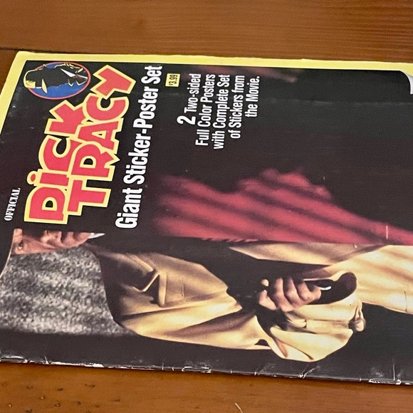 Official Dick & Tracy Giant Sticker- Poster Set 1990 - Picture 4 of 8